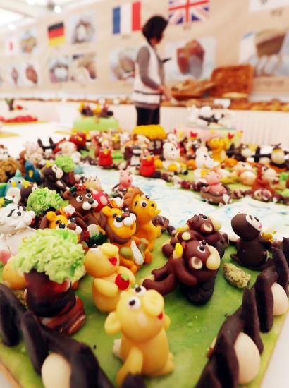韩国“仁川饮食文化博览会”开幕 最美味“哆啦A梦”来袭【组图】