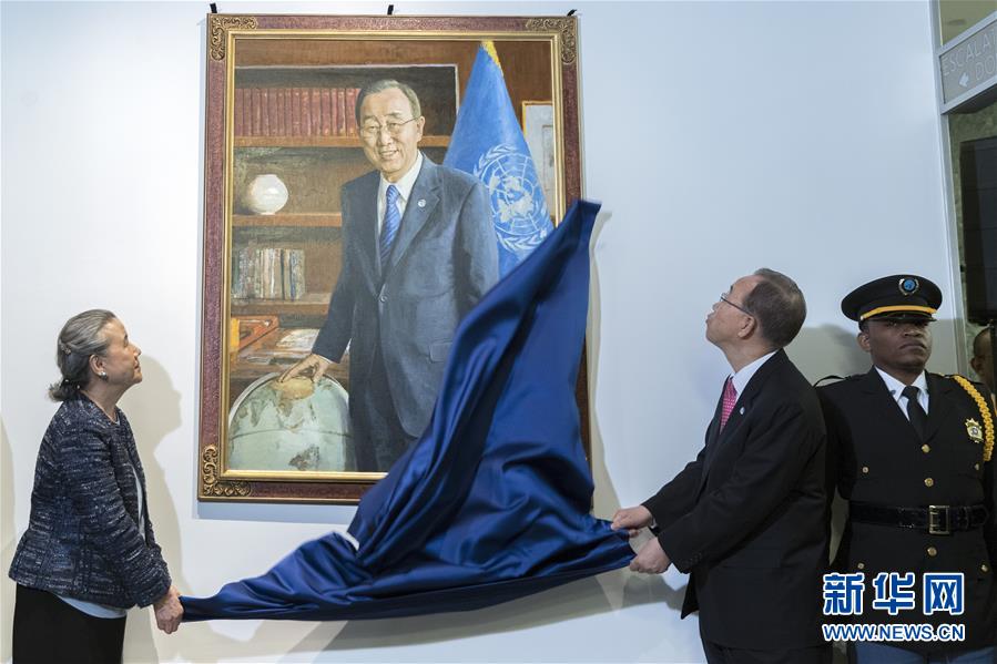 （国际）（1）联合国挂起潘基文画像