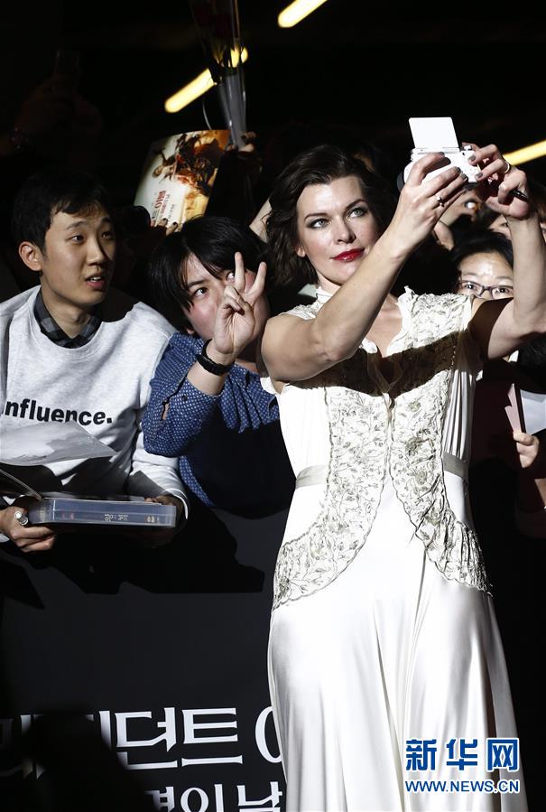 [7]（外代二线）影片《生化危机：终章》韩国首映式