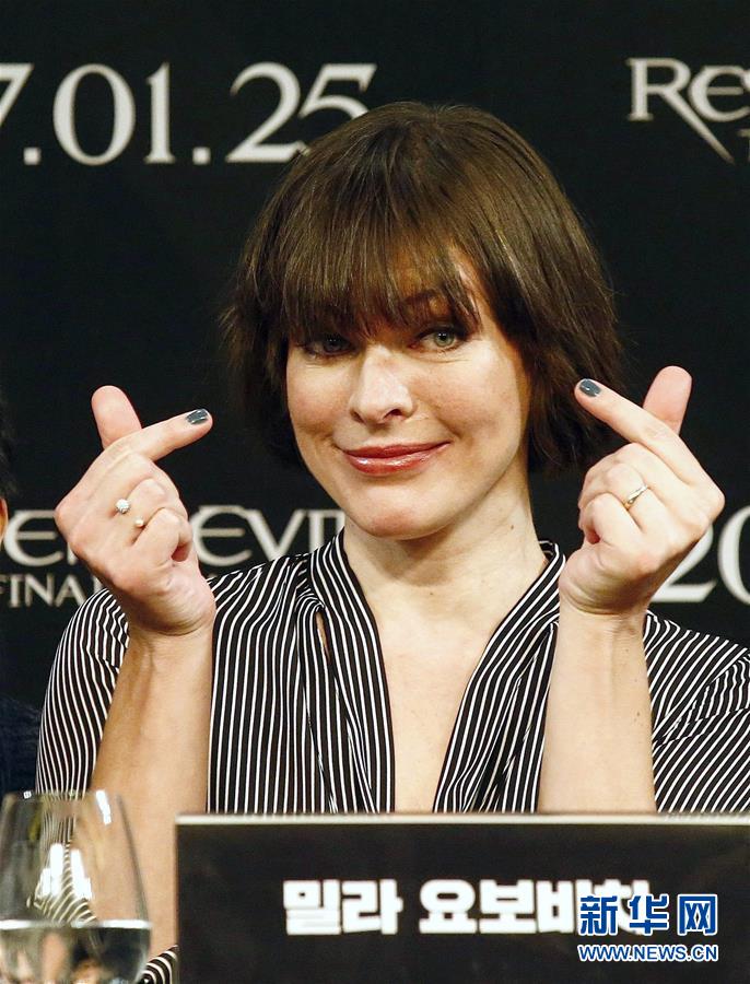 [10]（外代二线）影片《生化危机：终章》韩国首映式