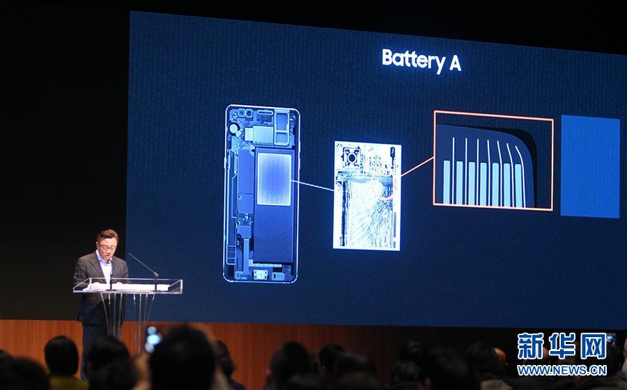 （國際）（4）三星稱Note7手機燃損原因在電池 