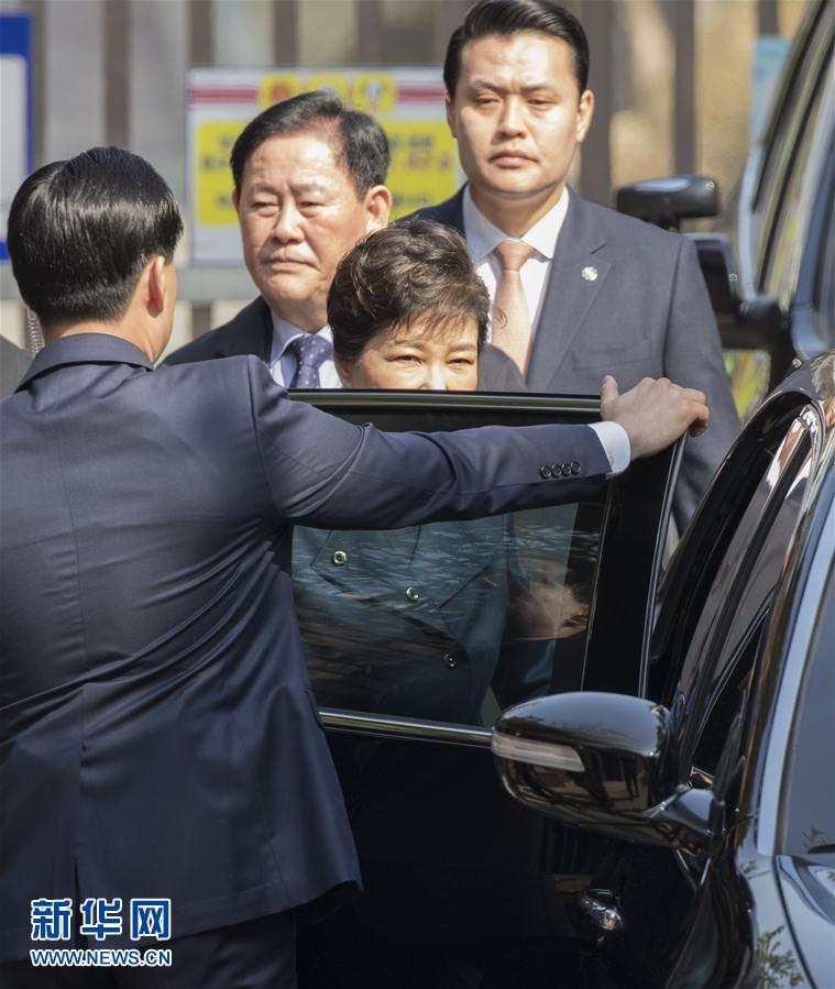 （国际）（1）韩国前总统朴槿惠亲赴逮捕令庭审