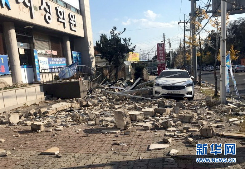 （国际）（1）韩国浦项市发生地震