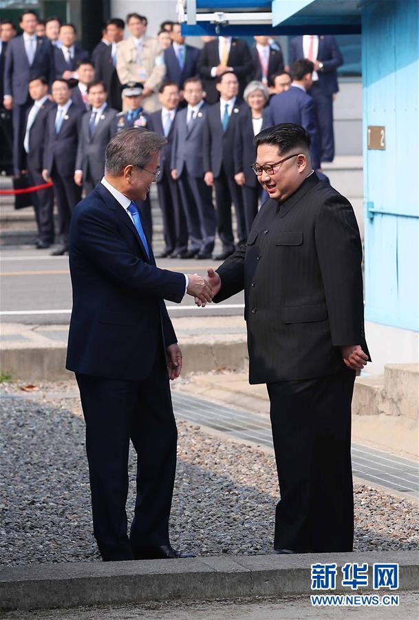 （XHDW）（6）朝鮮最高領導人金正恩與韓國總統文在寅會晤