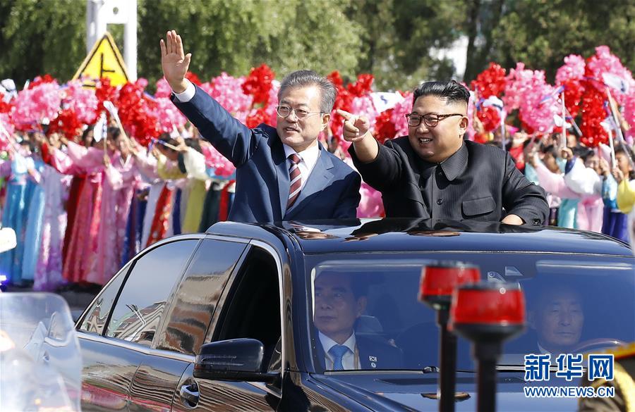 （国际）（3）韩国总统文在寅抵达平壤