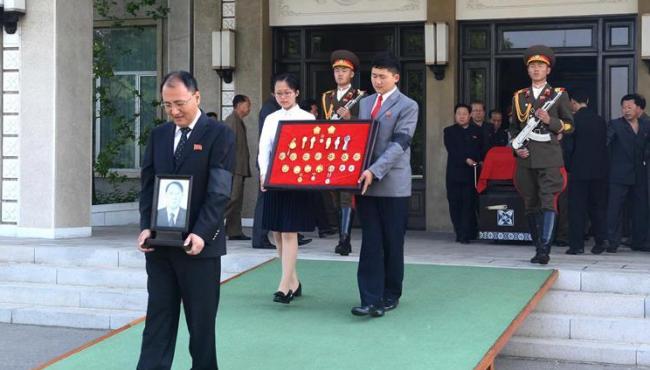 朝鮮為姜錫柱舉行國葬
