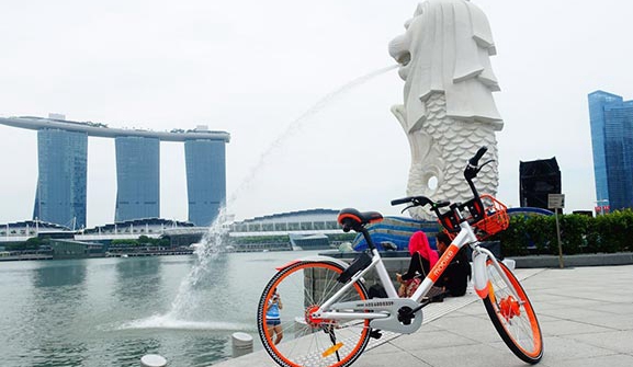 中国共享单车布局海外 摩拜正式登陆新加坡