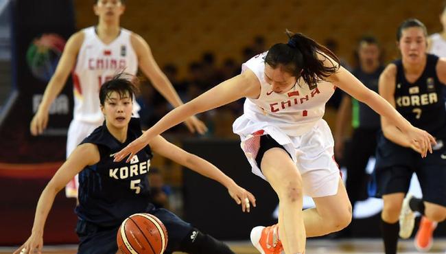 女篮亚锦赛：中国以60比45战胜韩国 晋级决赛