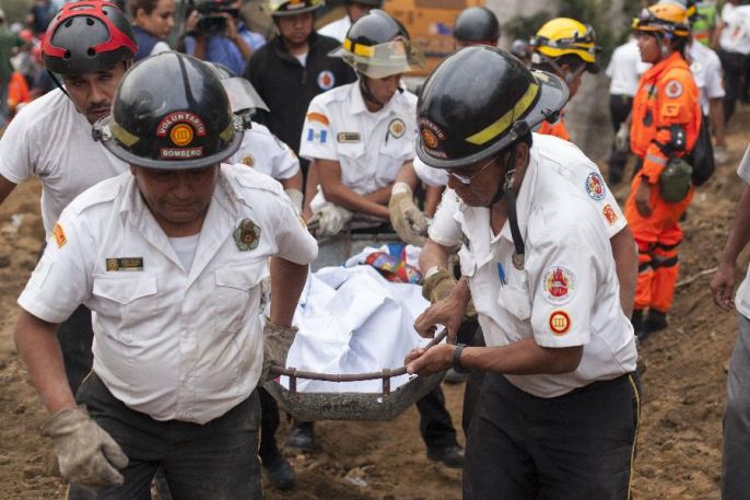 과테말라 물사태로 26명 사망, 600명 실종