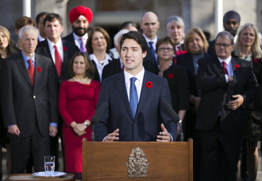 캐나다 트뤼도 총리 취임