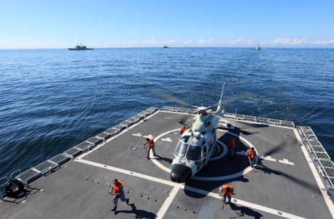 中美해군, 대서양에서 첫 연합훈련 진행