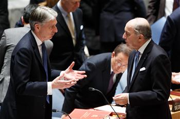 시리아 문제 정치적 해결에 관한 유엔 결의안 통과