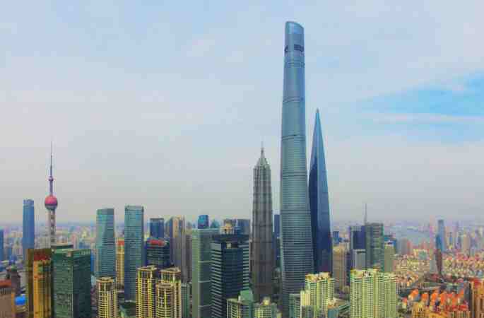 중국 최고층 빌딩 상하이 타워 완공
