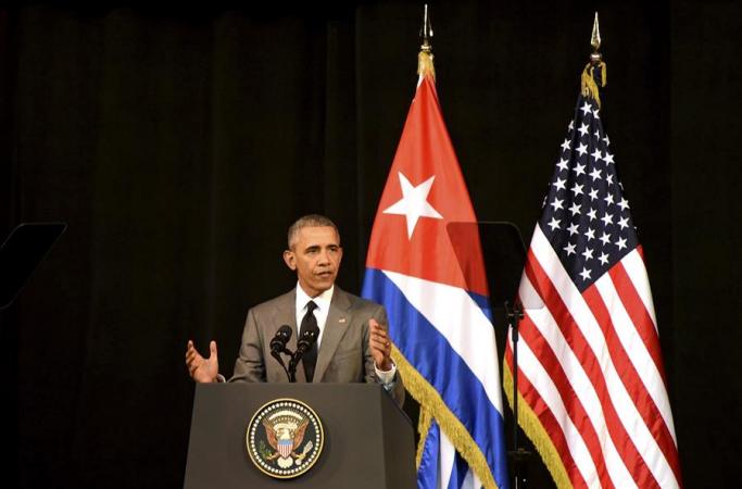 오바마 美대통령, 쿠바서 공개 연설