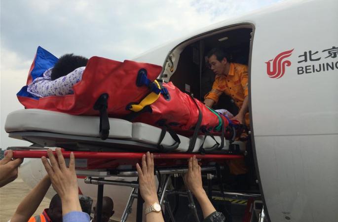 남수단서 부상당한 2명 中평화유지군 전사 귀국해 치료