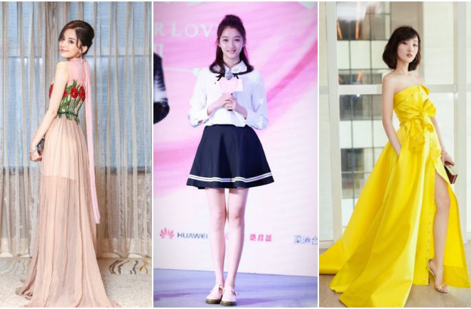 중국 차세대 미녀 스타들의 대결, 몸매는 일류