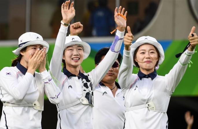 [리우올림픽] 한국 여자 양궁 단체전 금메달