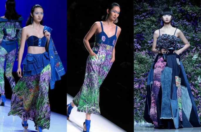 천원 데님패션 발표회 베이징 열려