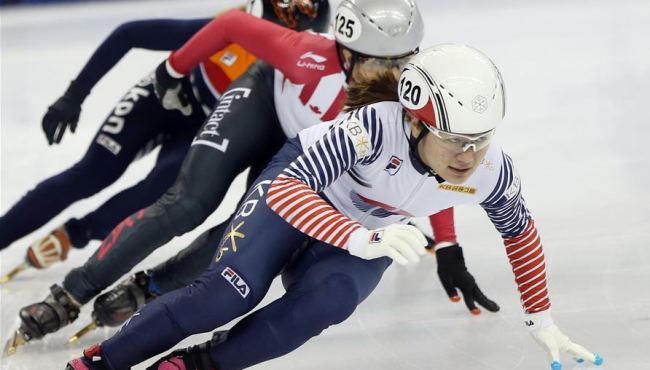 短道速滑世界杯上海站女子3000米接力：韓國隊奪冠