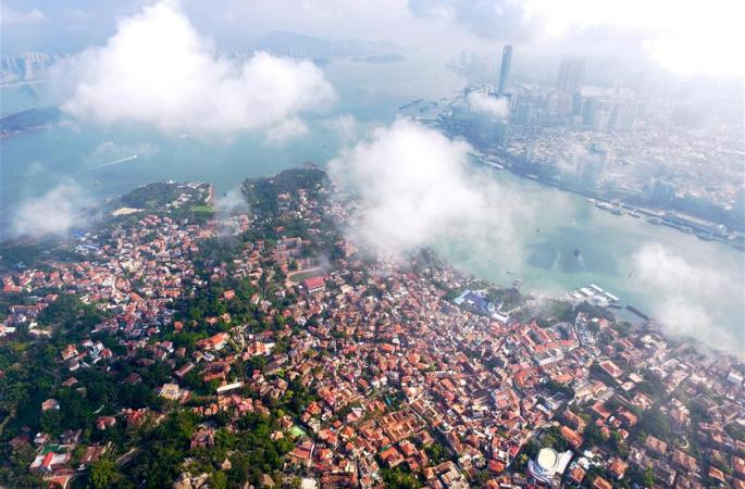 공중에서 부감한 아름다운 新 세계문화유산 —구랑위