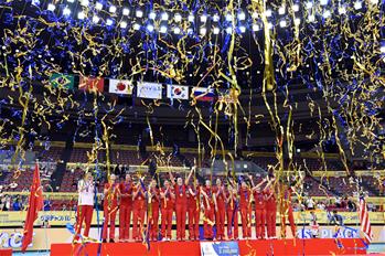 중국 여자 배구 FIVB그랜드챔피언스컵 우승