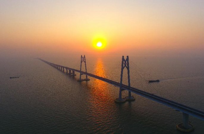 홍콩-주하이-마카오대교 주체공사, 예상대로 개통 여건 갖춰