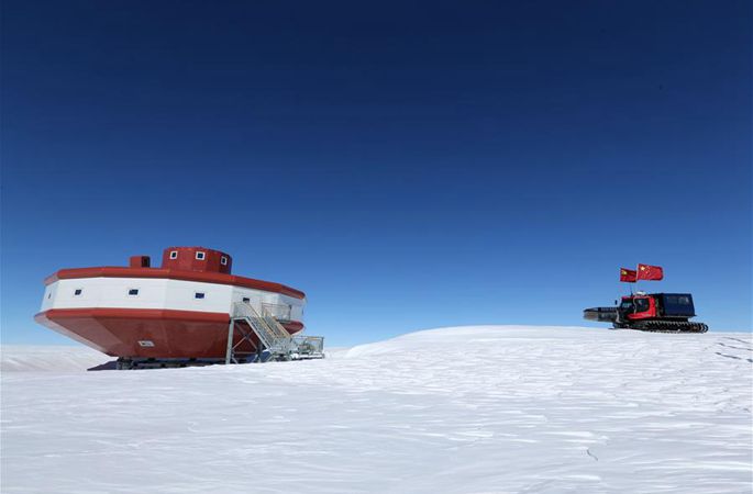 中 남극 과학탐사팀 내륙팀 타이산기지에 도착