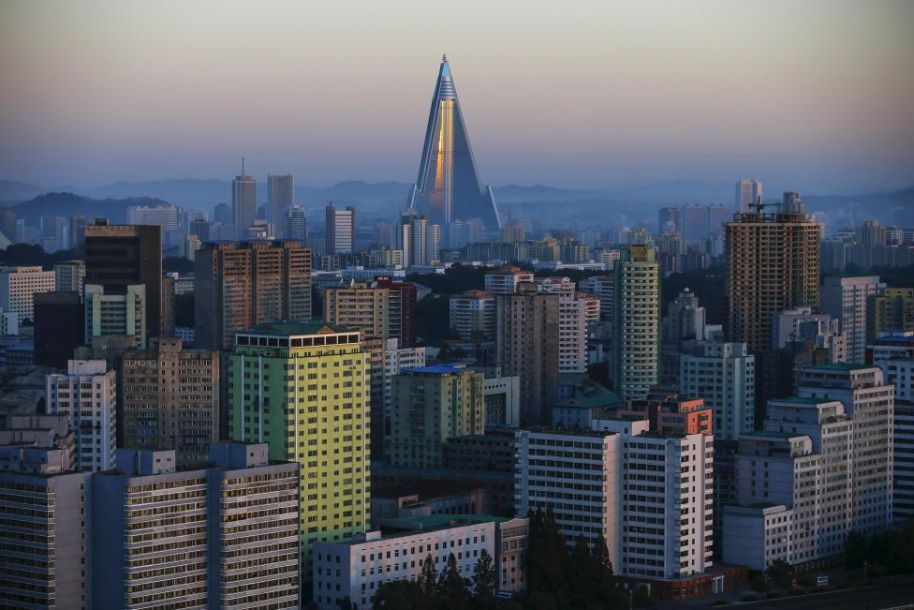 朝鲜最繁华的城市图片图片